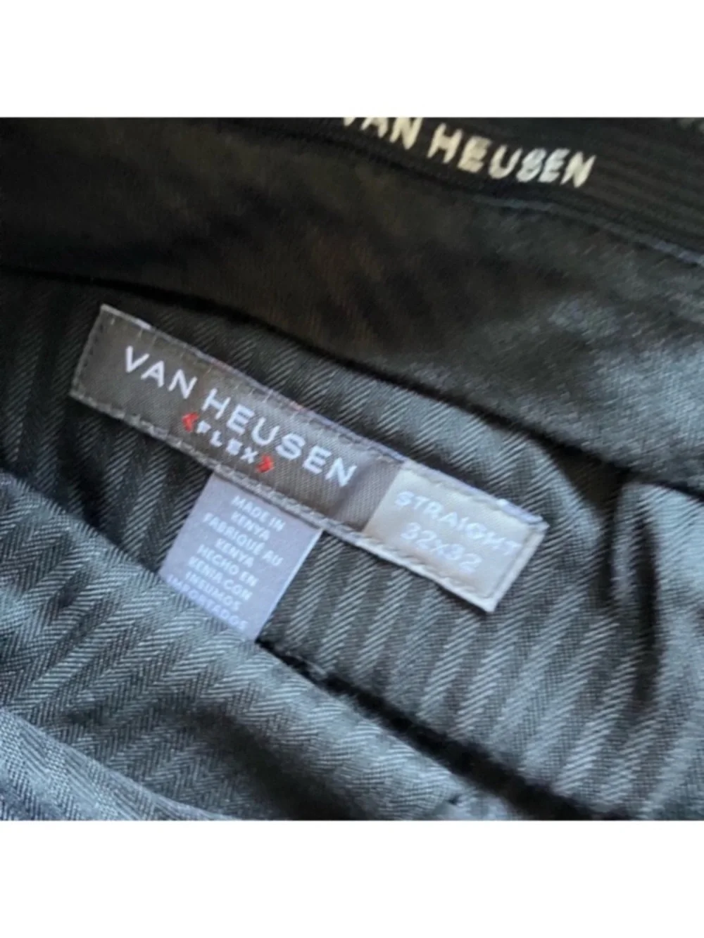 Van Heusen Flex Black Dress Pants Straight size 32